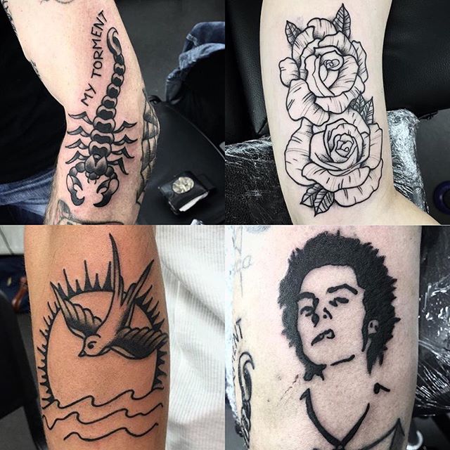 SIMON GALLUP TATTOO PICS PHOTOS PICTURES OF HIS TATTOOS
