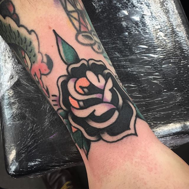 UPDATED 35 Beautiful Black Rose Tattoo Designs