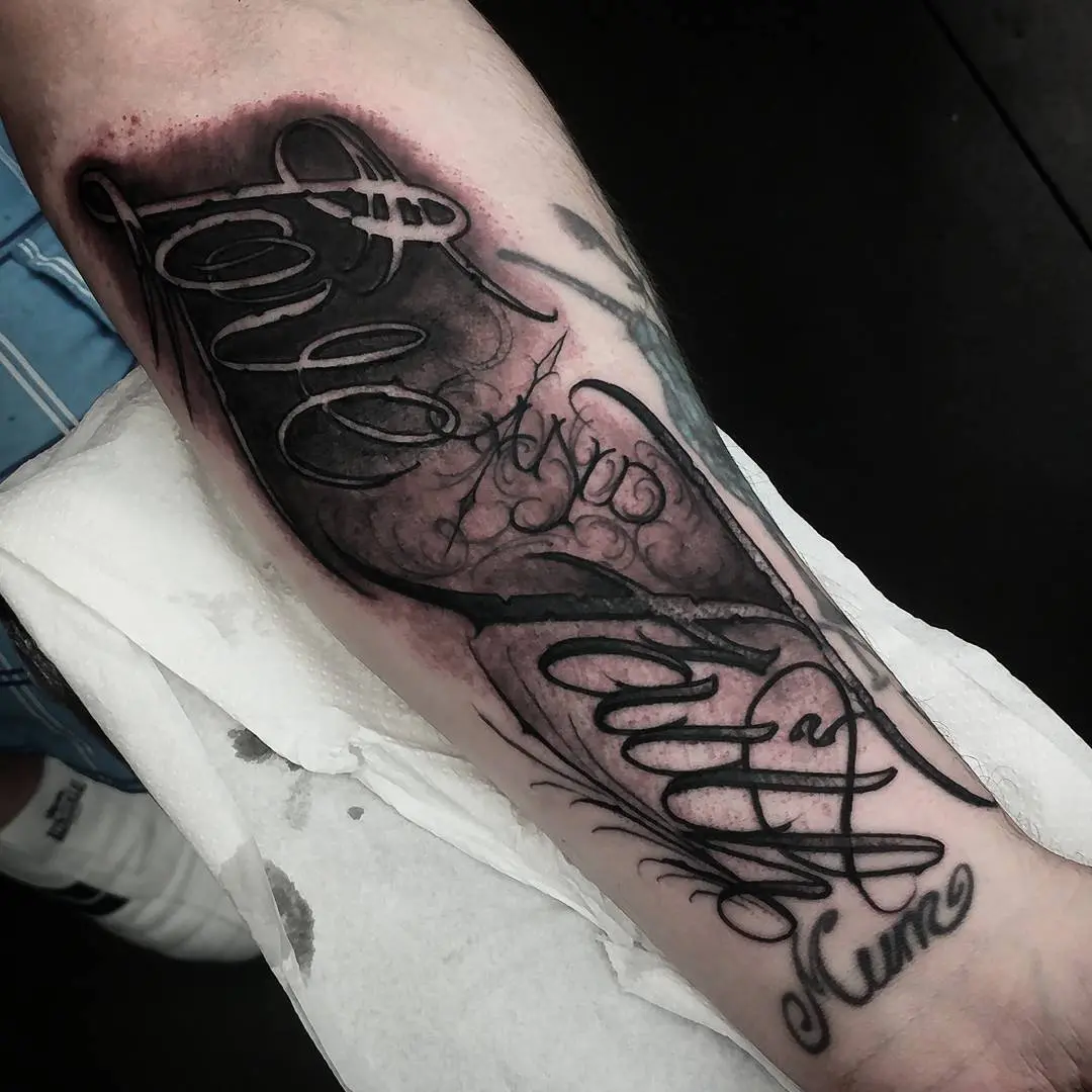 Custom Name Temporary Tattoo | Fake Tattoo – The Inkgenic