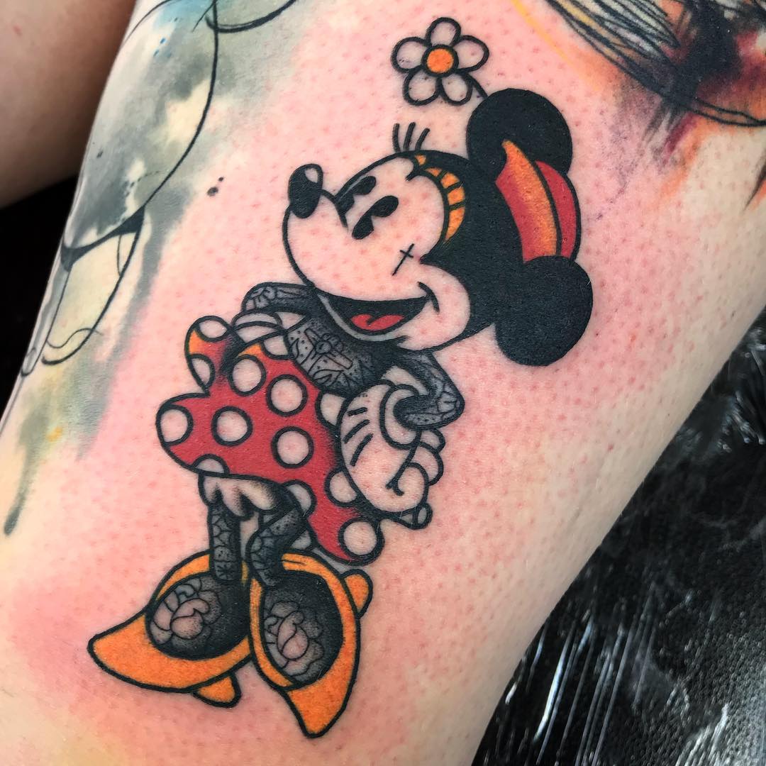 9 Best & Hilarious Mickey and Minnie Mouse Tattoos