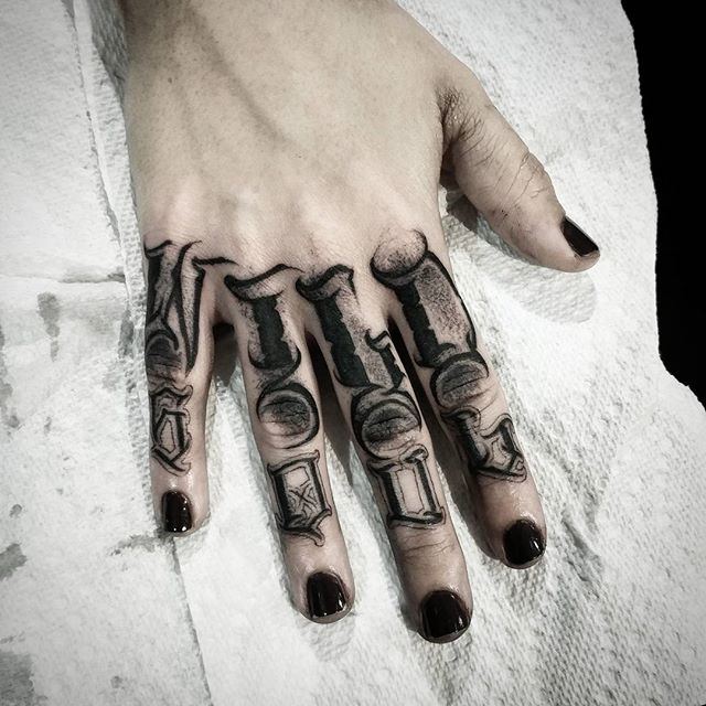 Tattooist  Finger banging thanks for looking blackwork
