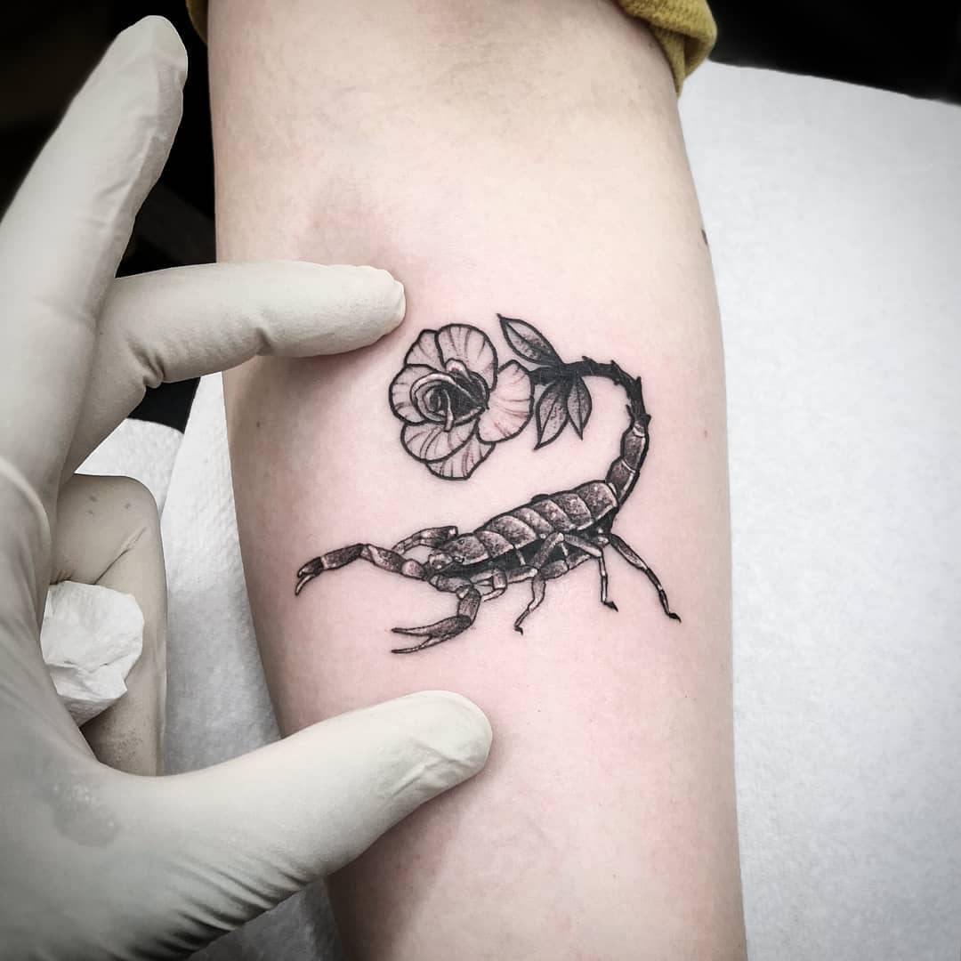 The scorpion tattoo meaning... - InkPark Tattoo Studio Dhaka | Facebook