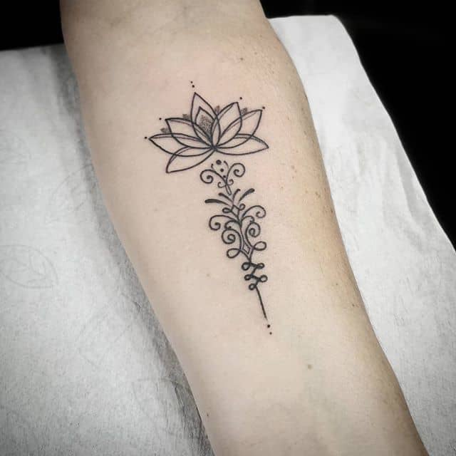 Geometric Lotus Dotwork Linework tattoo | Body art tattoos, Tattoos, Neck  tattoo