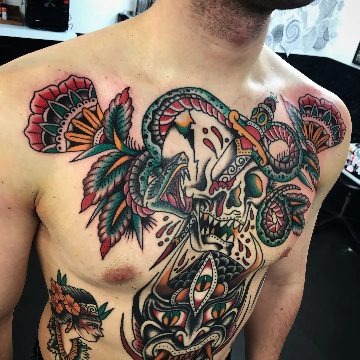 American Traditional Tattoos History Meanings Artists Designs Traditional  Back Tattoo Traditional Tattoo Girls Traditional Tattoo Woman   xn90absbknhbvgexnp1ai443