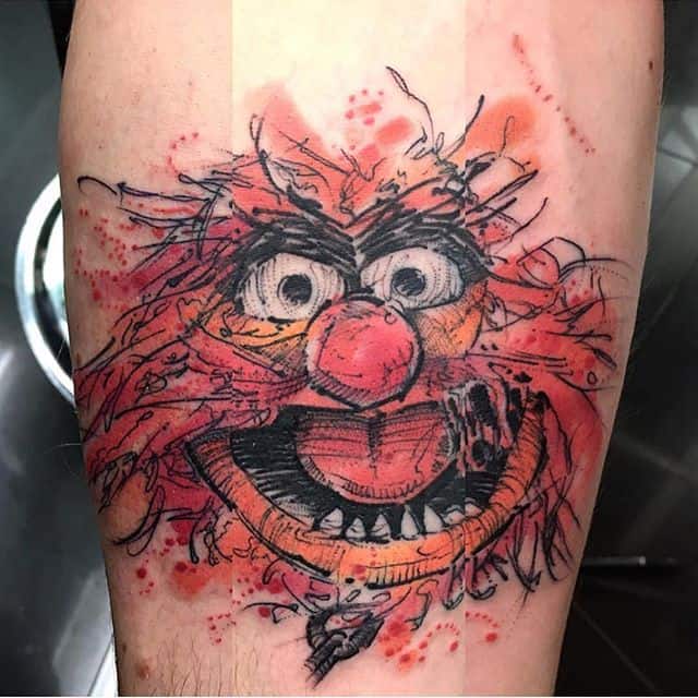 Muppet Tattoo Flash Art 8x10 - Etsy