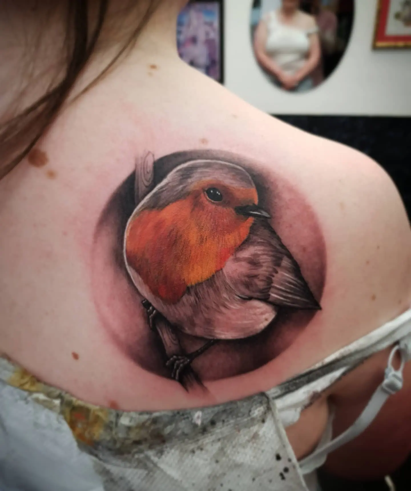 Cardinal Bird Temporary Tattoo Sticker - OhMyTat