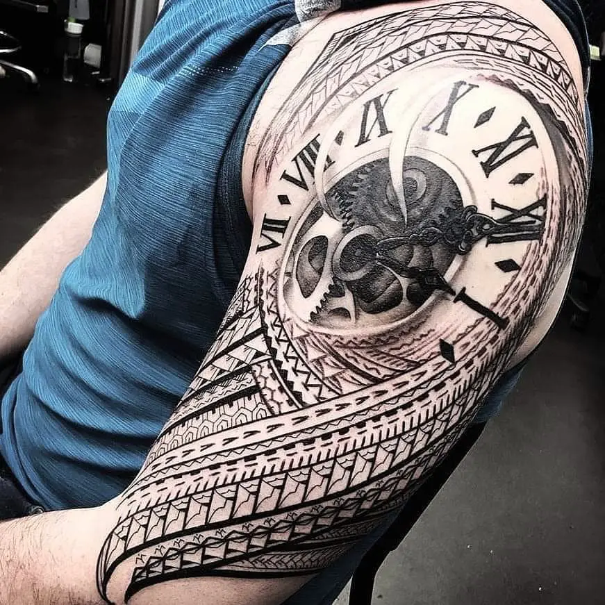 TattooSnobcom  Astronomical Clock tattoo by  Facebook