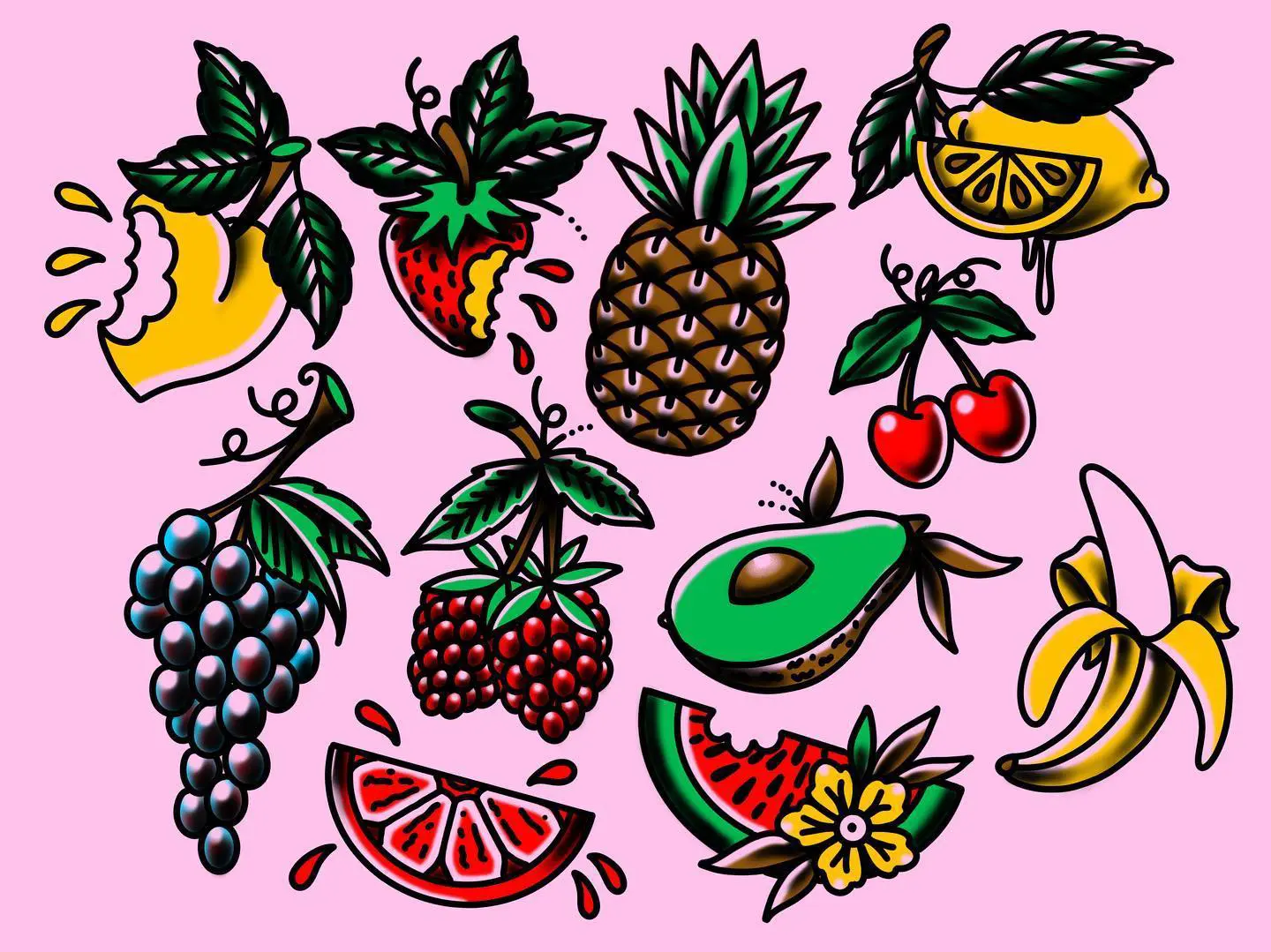 Fruit Branch Tattoo | TikTok