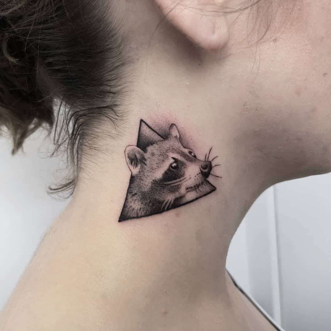 raccoon tattoo girlTikTok Search