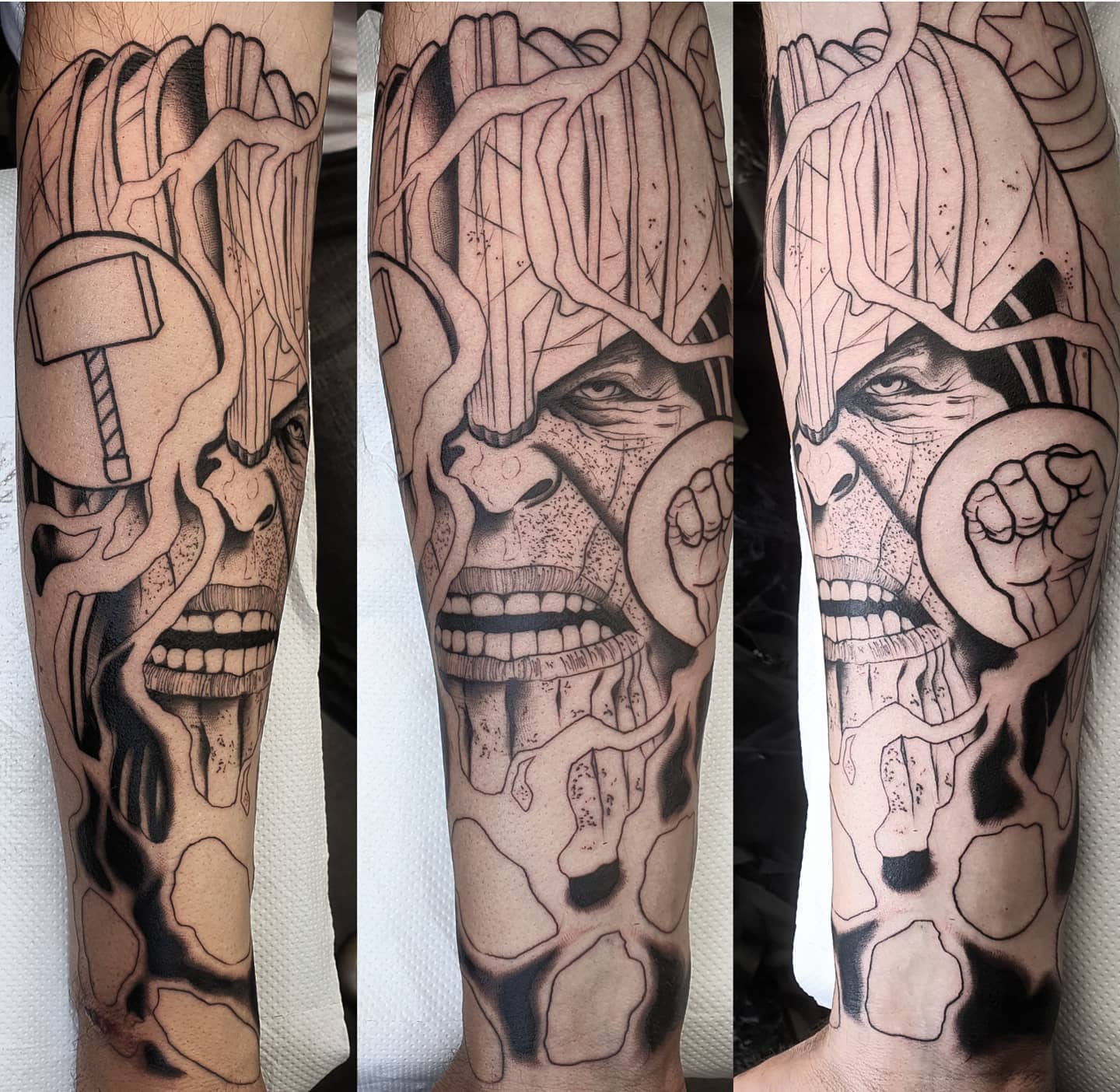 Session 1 on my new favourite project. Full colour sleeve. YES ⋆ Studio  XIII Gallery
