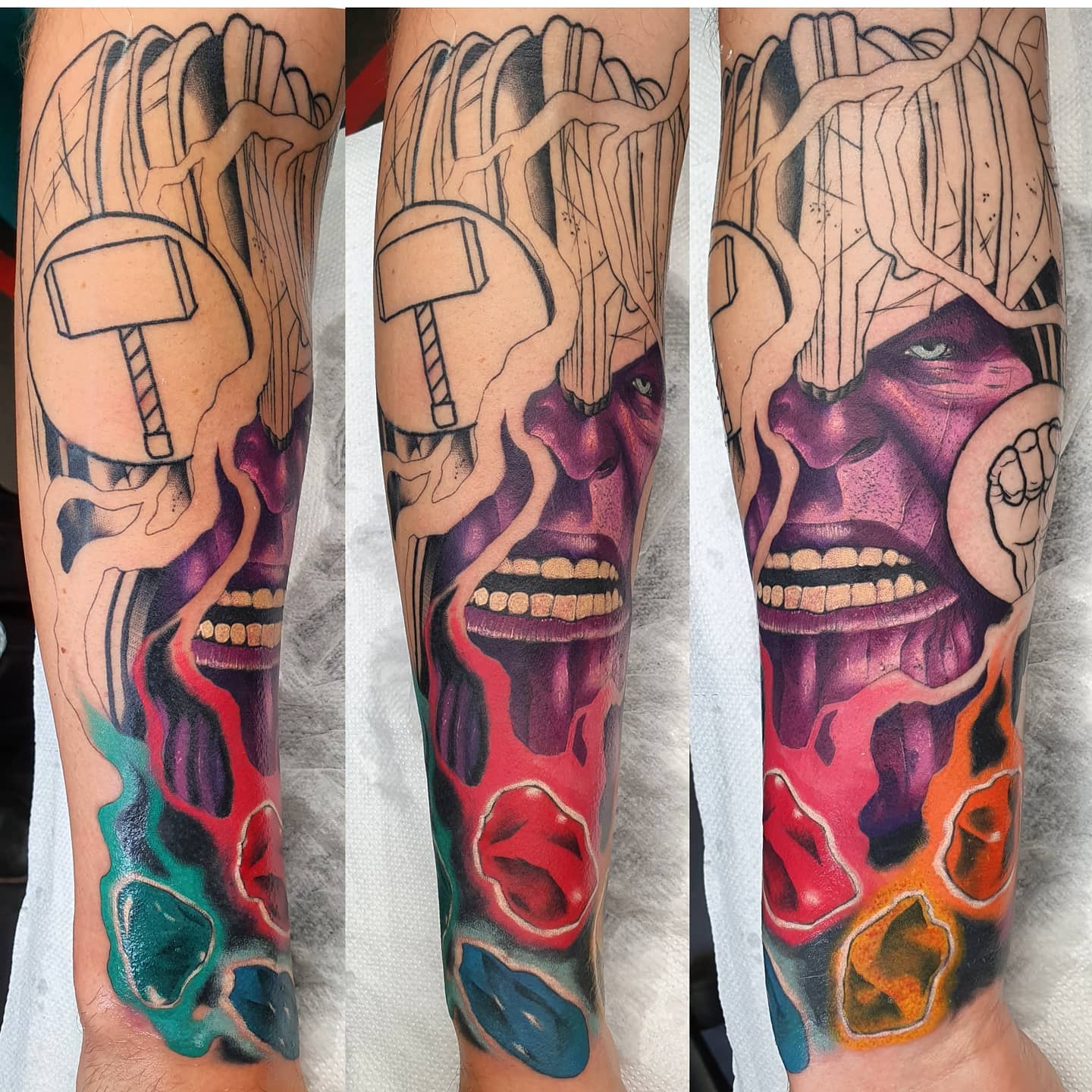 Marvel Iron Man Sleeve by Terry Ribera  Remington Tattoo Parlor