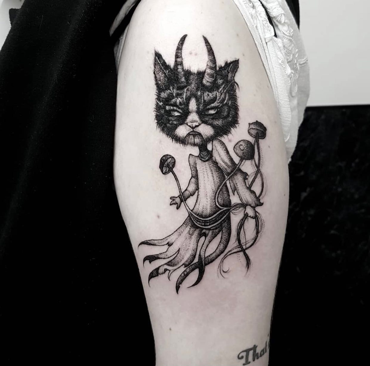 Cat Tattoo by Vyamester on DeviantArt