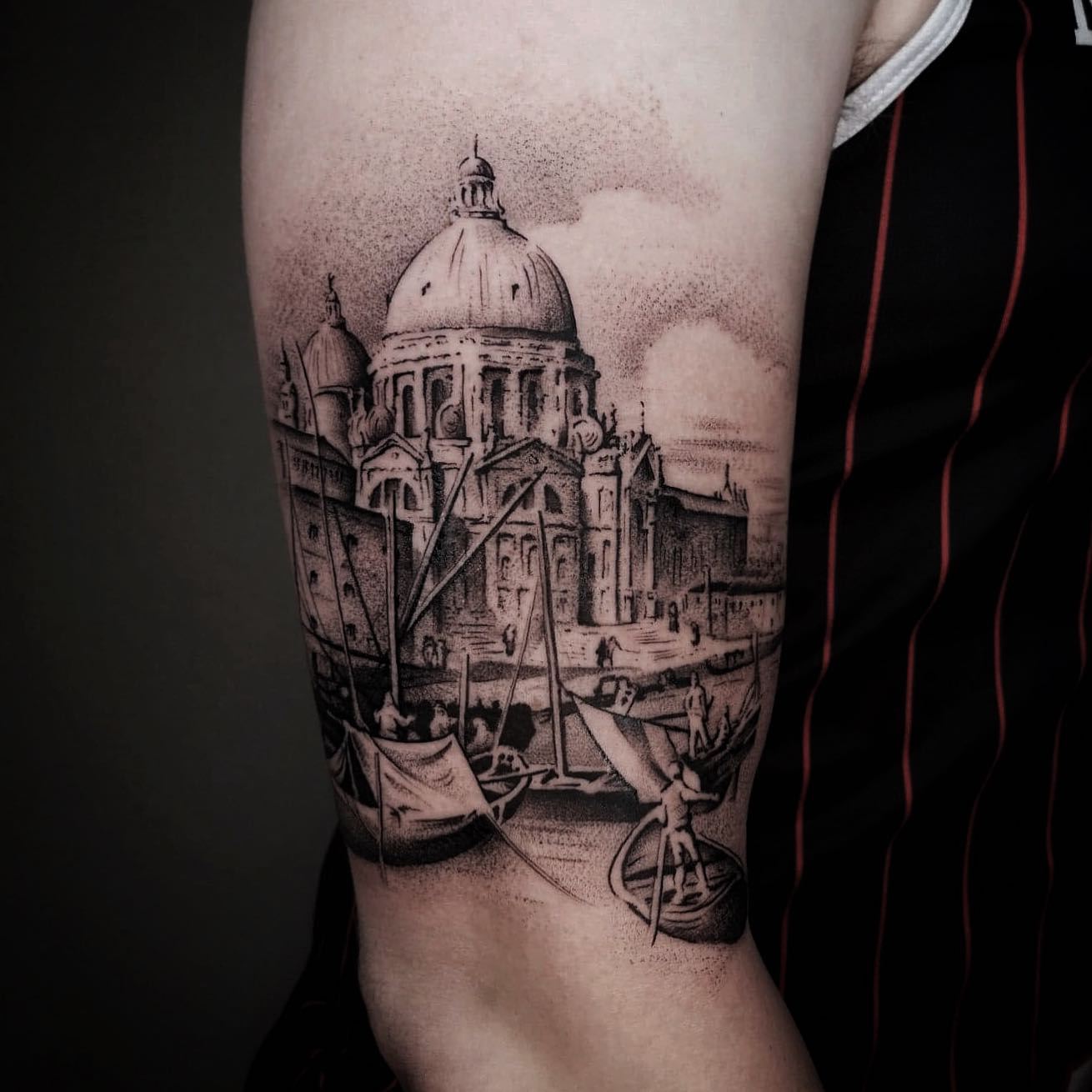 A piece inspired by a painting of Canaletto for Fraser. Thanks for the great company and trust!

                          