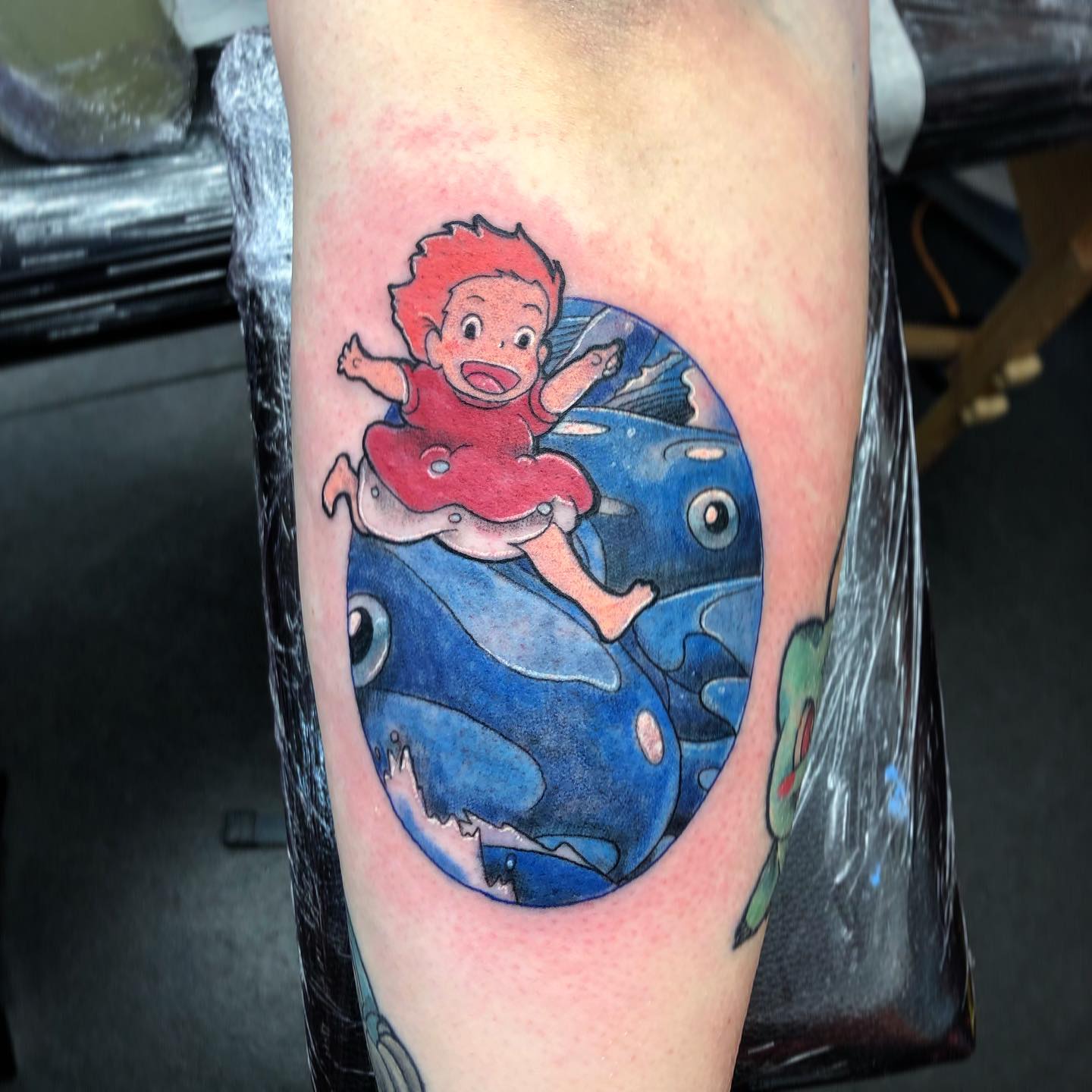 Ponyo!!!

Thank you Laura for picking this one from my flash. Always a joy tattooing you and and Studio Ghibli is the cherry on top!

                