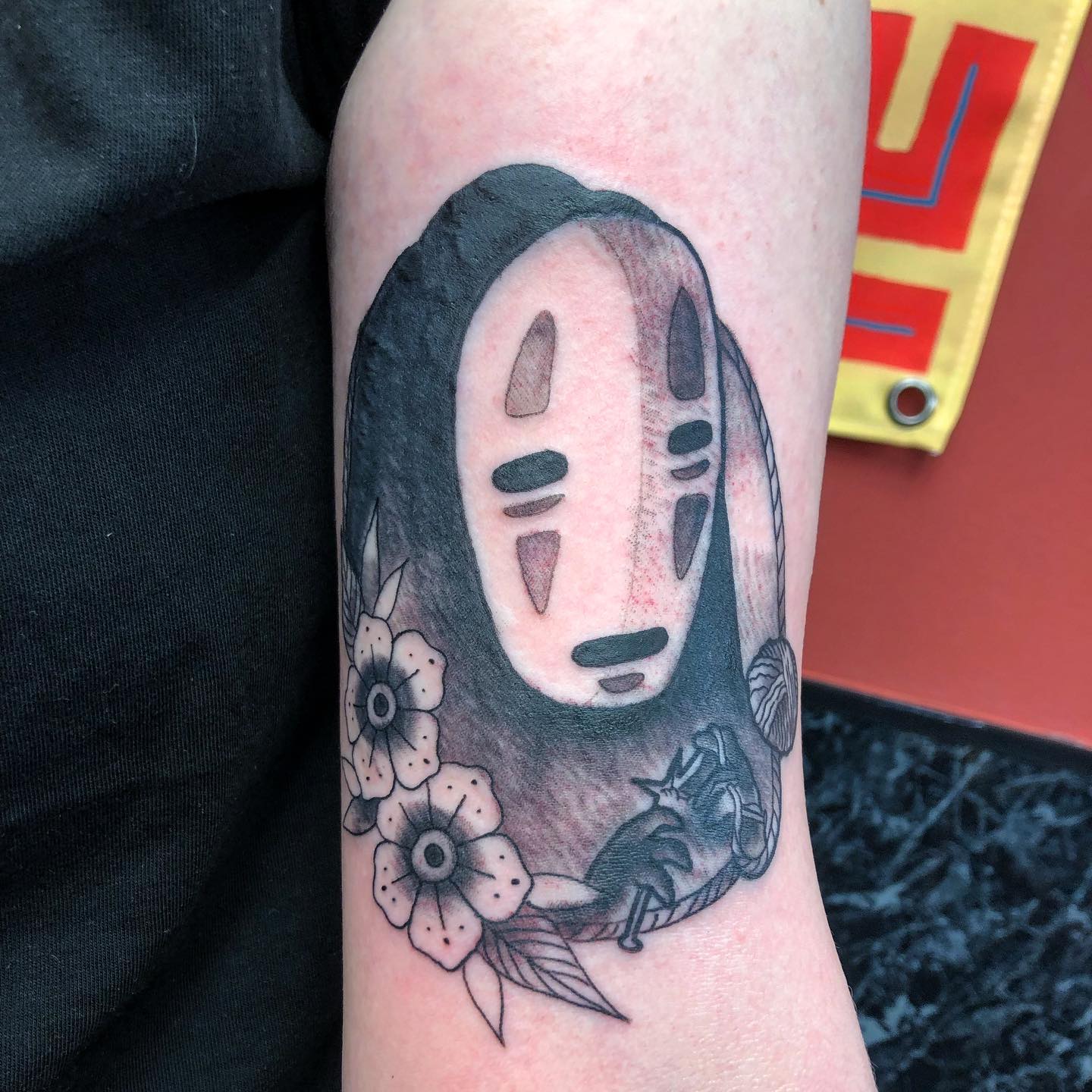 No Face for Sam’s first tattoo. Thanks for choosing this one from my wanna dos. Always up for some Spirited Away. 

                    