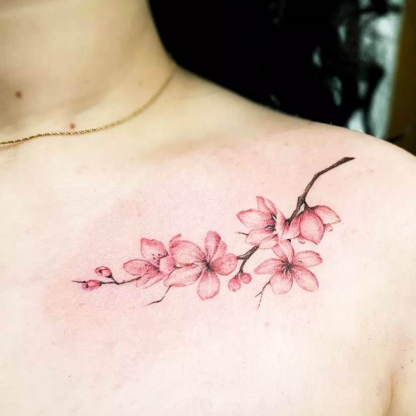 Some beautiful blossom by mat.n.tatau 🌸 Matías has some availability ...