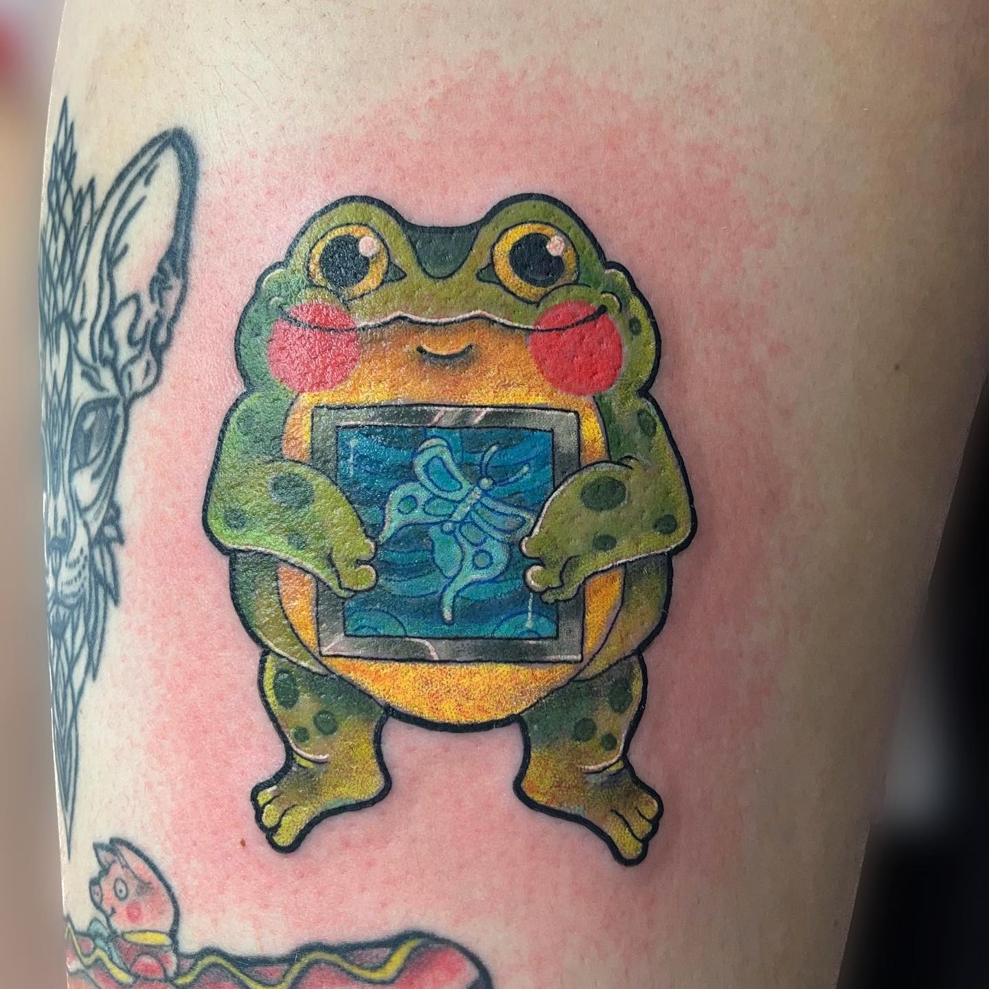 Aimee Cornwell Tattoos - Traditional smoking frog I made for one of my  friends birthdays, I LOVE making traditional tattoos, and way back (you can  check way down my feed if you