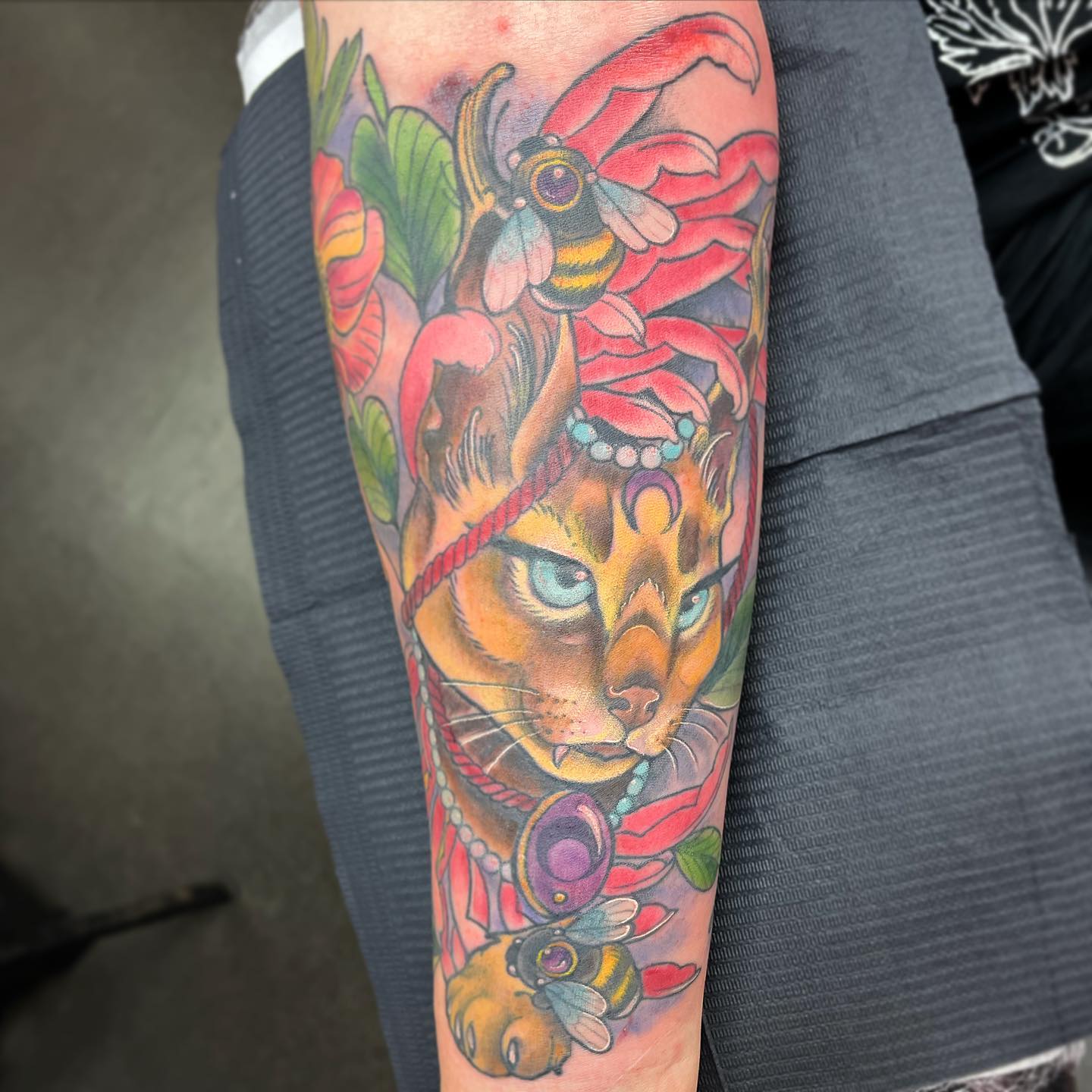 Full colour cutie done by Courtney Frechette at The Bone Yard Tattoos in  Ottawa, ON : r/tattoos