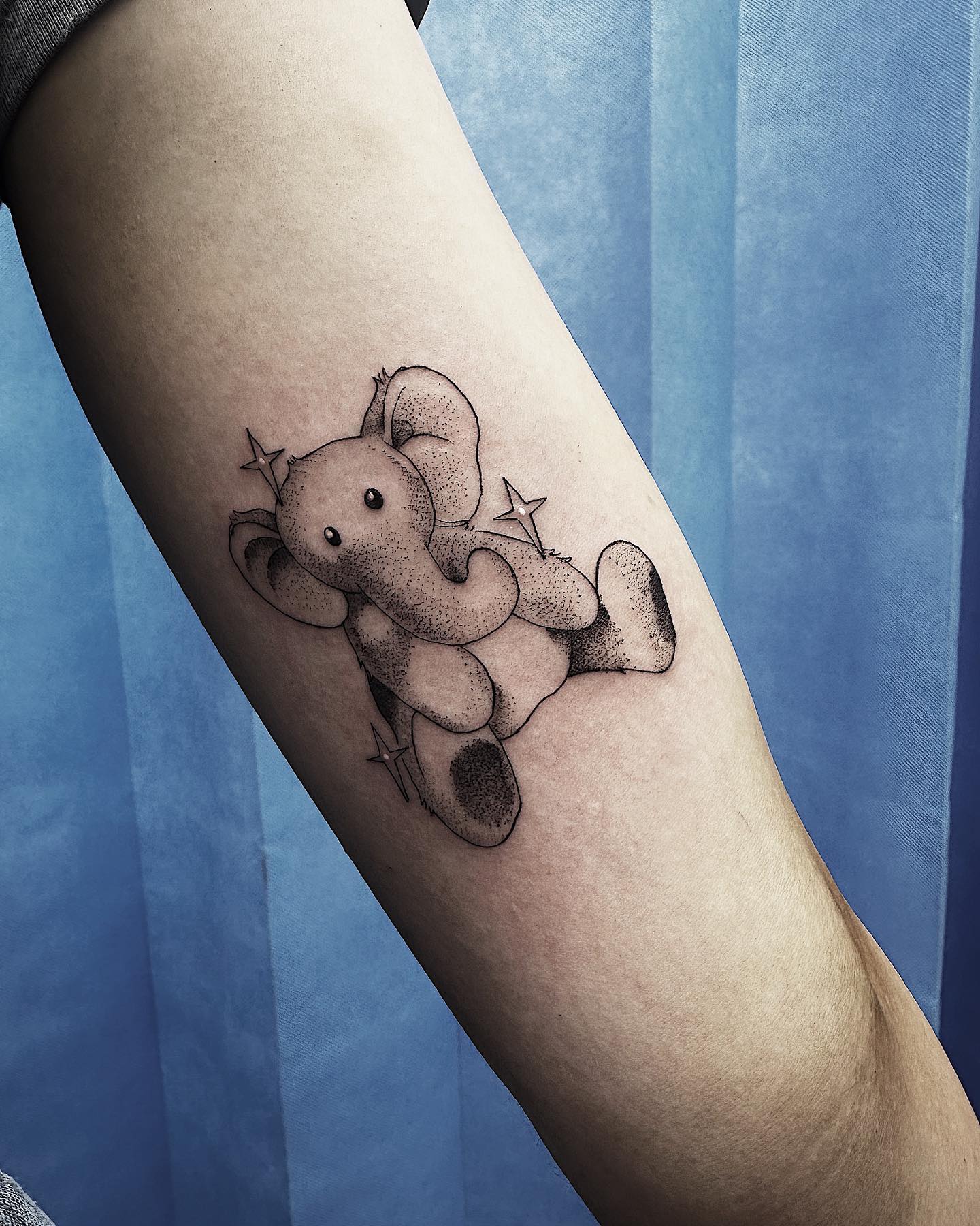 Got do this furry friend so Lanna could keep her childhood toy with her wherever she goes.

Really enjoyed doing this little dude ✨

   
