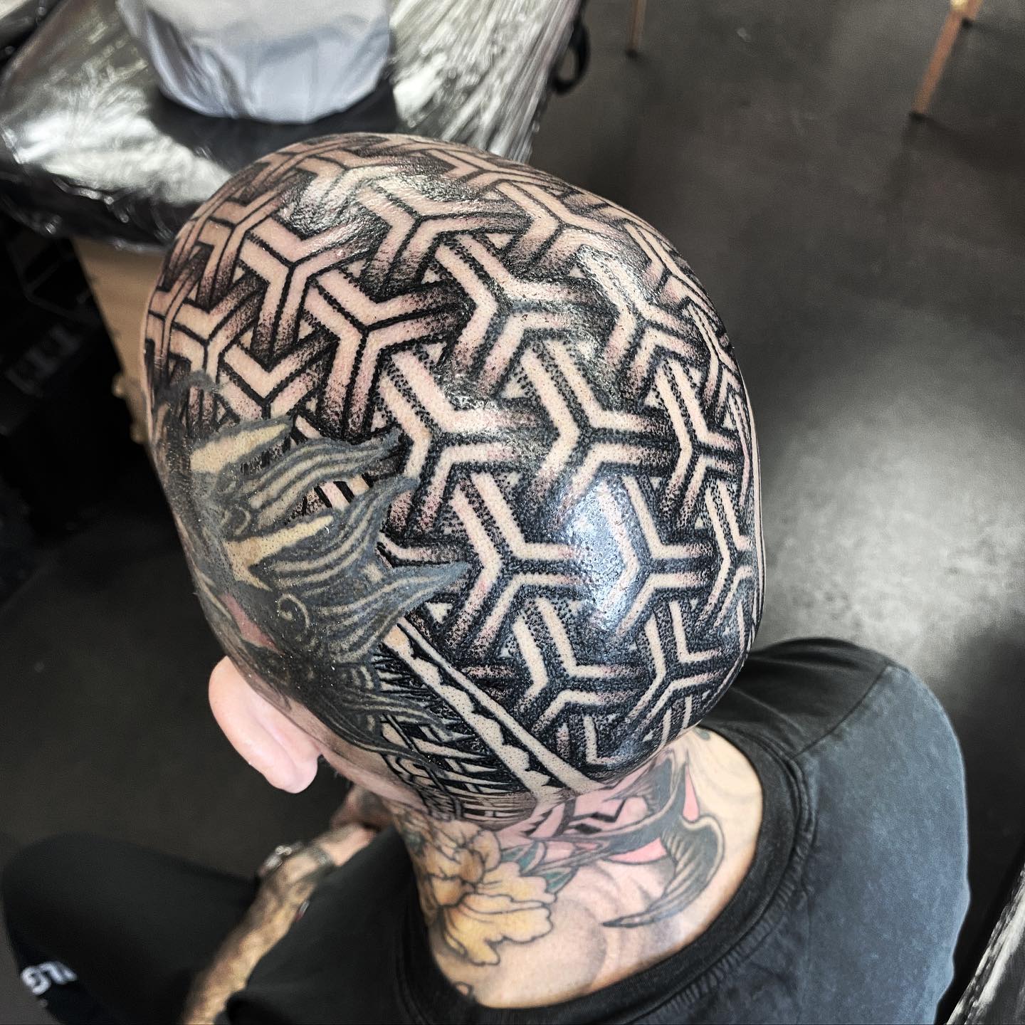 Look at these geometric tattoos by Jeanmarco Cicolini! - String Art  DIYString Art DIY