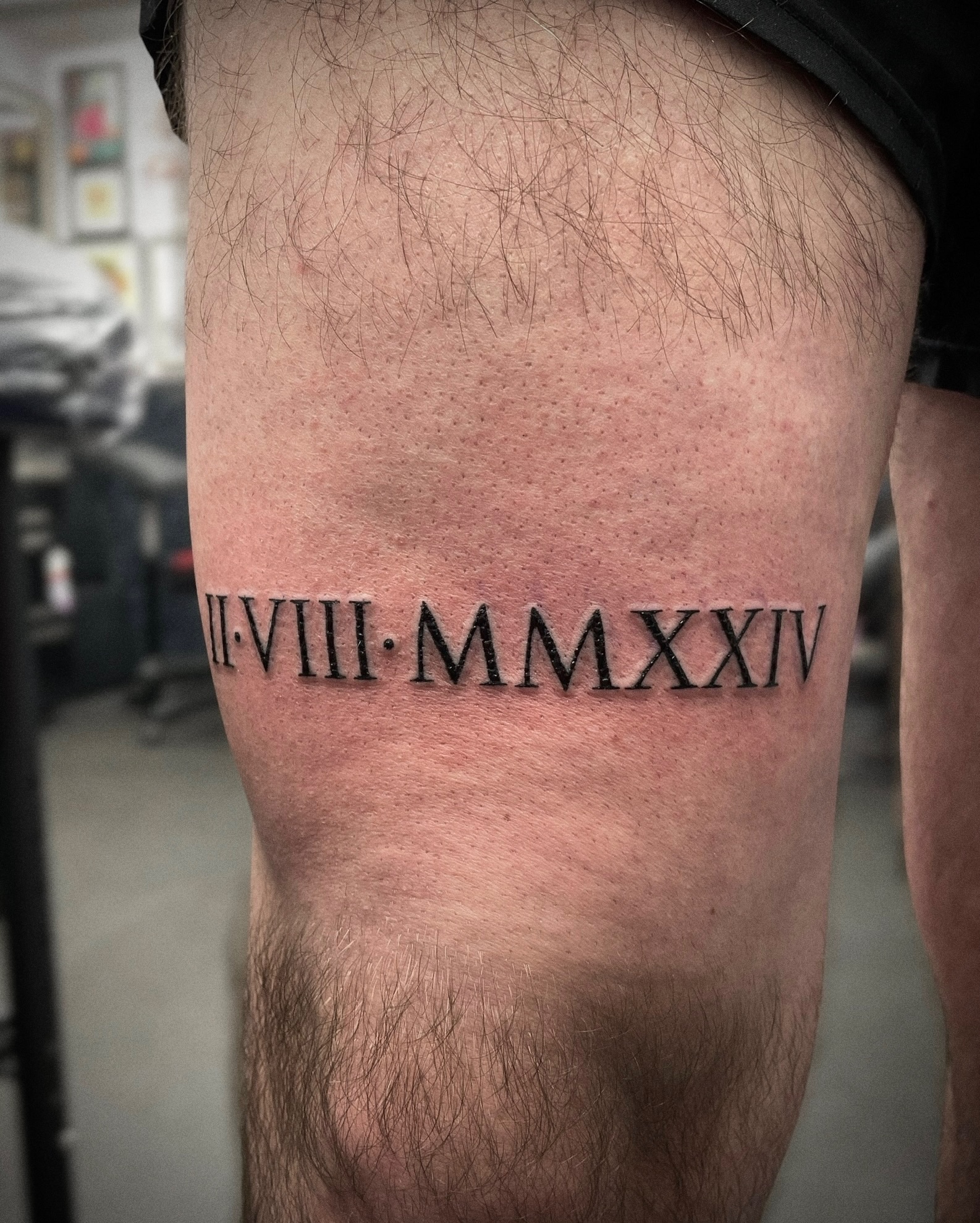Roman numerals tattoo on his front thigh✨thanks a lot!
DM if you would like to book in.
.
.
.
scotland tattoo studio masculine black number tattoo date tattoo leg tattoo for men tattoo ideas inspiration flash tattoo design lineart linework woodcut